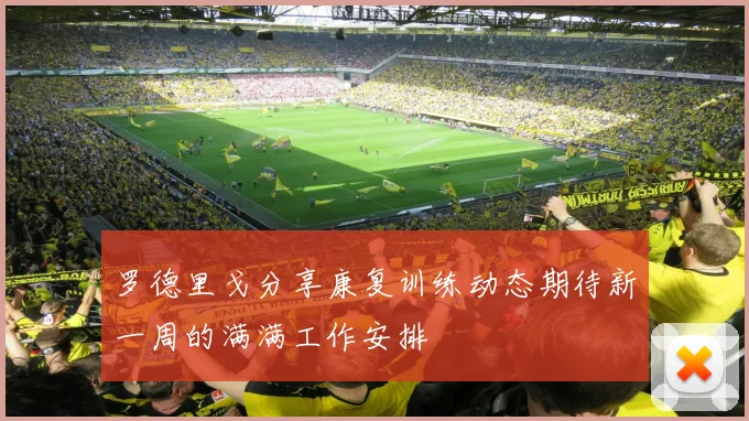 罗德里戈分享康复训练动态期待新一周的满满工作安排